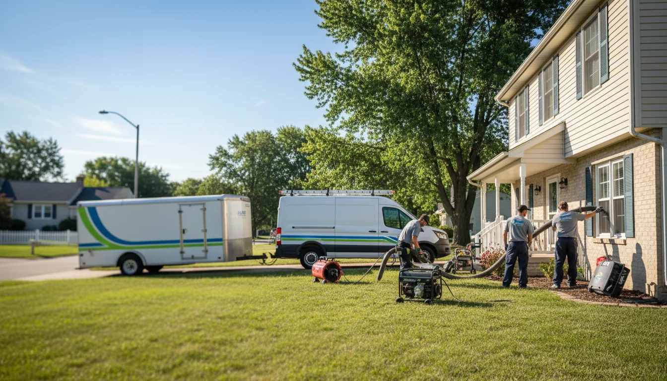 Flooded Basement Restoration And Cleanup With Repair in Millersburg, OH near me